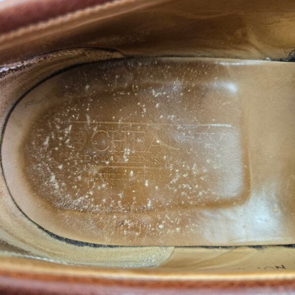 Joseph Cheaney Howard R 5203 Mahogany Brown Studded Penny Loafer Mens UK11 US12 - Picture 13 of 16